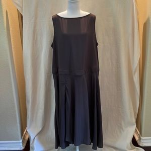Prologue Sleeveless Gray Boat Collar Dress. Size XL. NWT